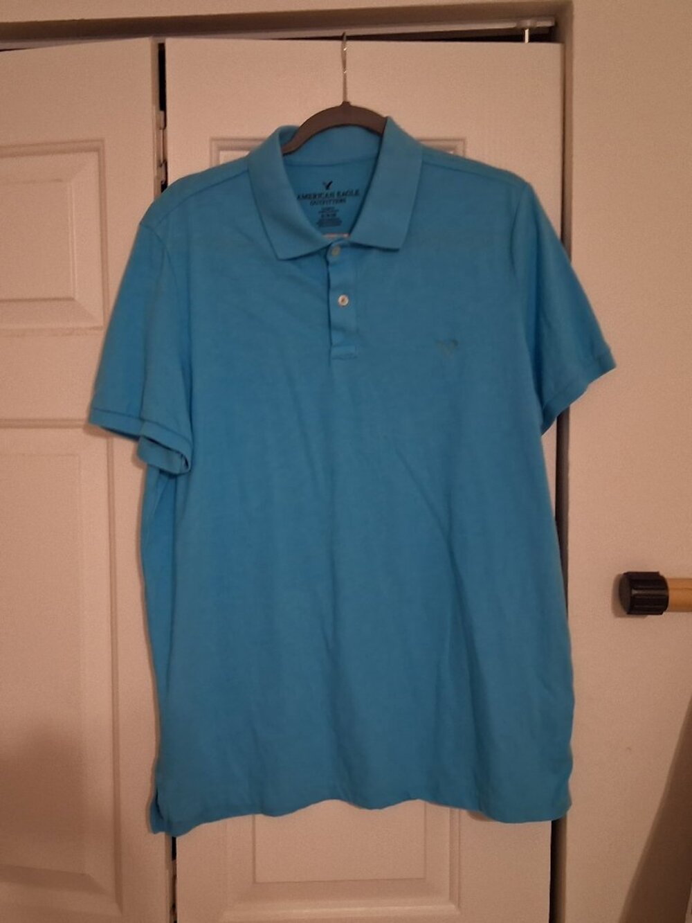 American Eagle Outfitters XL Blue Polo Shirt